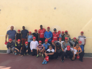 بالصور: لاعبون من هبوعيل تل ابيب في زيارة لمركز الفنون بيافا